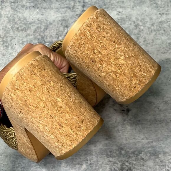 Vince Nicki Platform Slide Sandal 10 - Picture 2 of 7